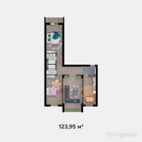 ЖК Nurbergen — 3-ком 124 м² (от 33,466,500 тг)