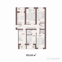 Мынжылдык — 5-ком 133,4 м² (null)