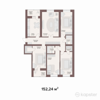 Мынжылдык — 5-ком 152,2 м² (null)