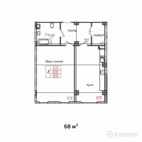 КГ Лесная сказка — 1-ком 68 м² (null)