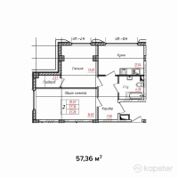 КГ Лесная сказка — 2-ком 57,4 м² (null)