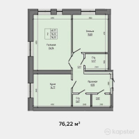 ЖК Baisanat — 2-ком 76,2 м² (null)