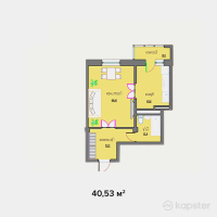 ЖК Alim — 1-ком 40,5 м² (null)