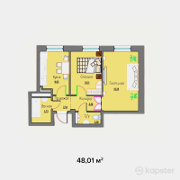 ЖК Alim — 2-ком 48,9 м² (null)
