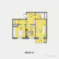 ЖК Alim — 2-ком 58,5 м² (null)
