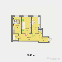 ЖК Alim — 2-ком 68,1 м² (null)