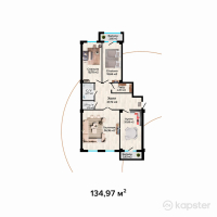 ЖК ZS Residence — 3-ком 135 м² (null)