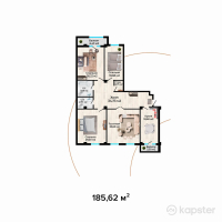 ЖК ZS Residence — 4-ком 185,6 м² (null)
