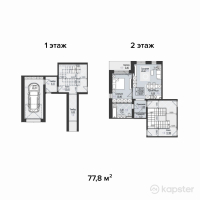 ЖК Vivat Village — 3-ком 77,8 м² (null)