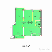 ЖК Махаббат — 4-ком 146,5 м² (null)