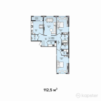 ЖК Tengri — 3-ком 112,5 м² (null)