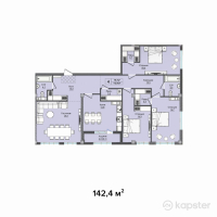 ЖК Tengri — 4-ком 142,4 м² (null)