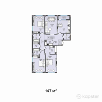ЖК Tengri — 4-ком 147 м² (null)