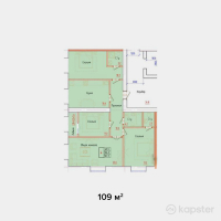 ЖК ATAMEKEN — 4-ком 109 м² (от 49,050,000 тг)