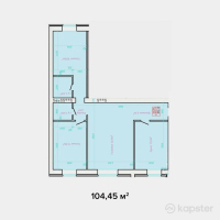 ЖК Alash — 3-ком 104,5 м² (null)