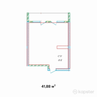 ЖК На Кассина — 2-ком 41,9 м² (null)