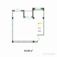 ЖК На Кассина — 2-ком 53 м² (null)