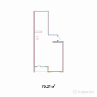 ЖК На Кассина — 2-ком 76,2 м² (null)