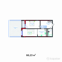 ЖК Safia — 2-ком 66.2 м² (от 25,498,550 тг)