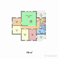 КГ Уркер — 5-ком 115 м² (от 48,530,000 тг)