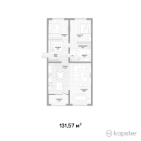 ЖК Lumiere — 3-ком 131.6 м² (от 177,619,500 тг)
