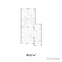 ЖК Lumiere — 4-ком 181.1 м² (от 244,444,500 тг)