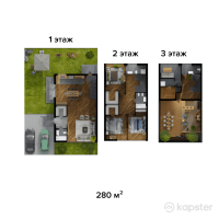 ЖК Hill Town Residence — 4-ком 280 м² (null)