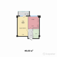 ЖК TUMAR — 1-ком 40 м² (от 29,922,425 тг)
