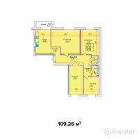 ЖК Safuan — 4-ком 109.3 м² (от 34,963,600 тг)