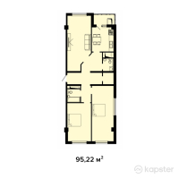 ЖК Jetisu Park — 3-ком 95.2 м² (от 43,801,200 тг)