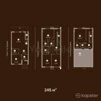 Таунхаусы CALIFORNIA — 5-ком 245 м² (от 144,060,000 тг)