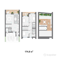 ЖК Serenity Park — 5-ком 174.8 м² (от 139,840,000 тг)