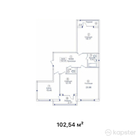 ЖК Jana Jay — 3-ком 102.5 м² (от 36,914,400 тг)