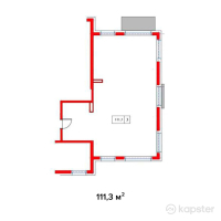 КД Castle Rock — 3-ком 111.3 м² (от 63,440,000 тг)