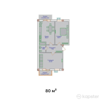 ЖК Latifa — 2-ком 80 м² (от 24,000,000 тг)