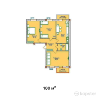 ЖК Latifa — 3-ком 100 м² (от 30,000,000 тг)