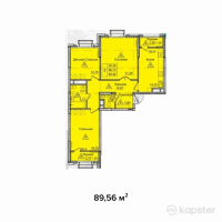 ЖК Park Avenue — 3-ком 89.6 м² (от 46,750,320 тг)