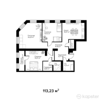 КД London — 3-ком 113,2 м² (null)