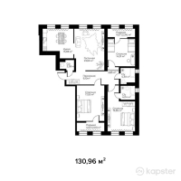 КД London — 4-ком 131 м² (null)