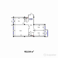 ЖК Самал — 3-ком 152.5 м² (от 47,287,400 тг)