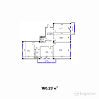 ЖК Самал — 4-ком 160.2 м² (от 49,671,300 тг)