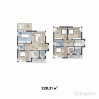 КГ Family Village — 5-ком 228.3 м² (от 54,794,400 тг)