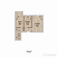 ЖК Lagyltas — 2-ком 71 м² (от 19,880,000 тг)