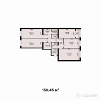 ЖК The Boon — 4-ком 150.5 м² (от 35,355,750 тг)