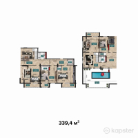 ЖК Monaco — 5-ком 339.4 м² (от 110,305,000 тг)