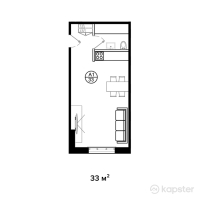 ЖК Damac House — 1-ком 33 м² (от 21,450,000 тг)