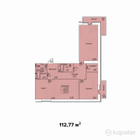 ЖК Diamond — 3-ком 112.8 м² (от 45,108,000 тг)