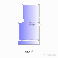 ЖК La Grace — 3-ком 105.4 м² (от 52,700,000 тг)