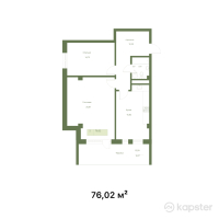 ЖК Kamenka Park — 2-ком 76 м² (от 40,290,600 тг)
