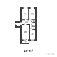 ЖК Бастау — 3-ком 82.1 м² (от 20,121,850 тг)